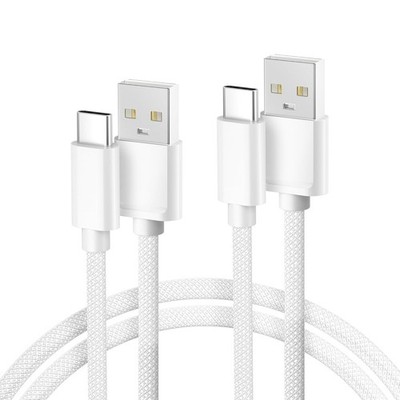 2 Pack Type C Fast Charger Adapter for iPhone 17 Pro Max, 10FT