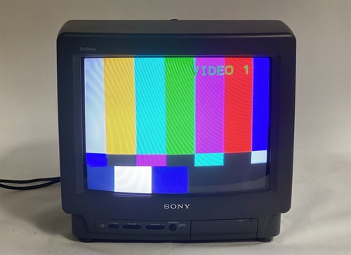 Sony KV-13TR28 Trinitron 13" Vintage Retro Gaming CRT Color TV *No Remote* - Picture 2 of 6