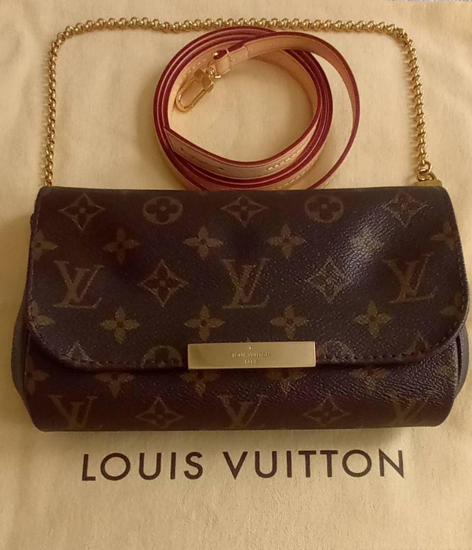 LOUIS VUITTON Favorite PM Monogram genuine product Strap is unused