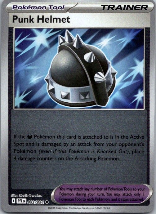 Punk Helmet ME02: Phantasmal Flames 092/094 NM Reverse Holo