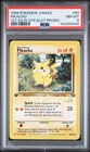 1999 POKEMON JUNGLE 1ST EDITION W STAMP DUELIST PROMO #60 PIKACHU PSA 8