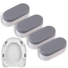 Universal Toilet Seat Bumpers, Suitable for Bidet Kits, 4 Pack Toilet Seat