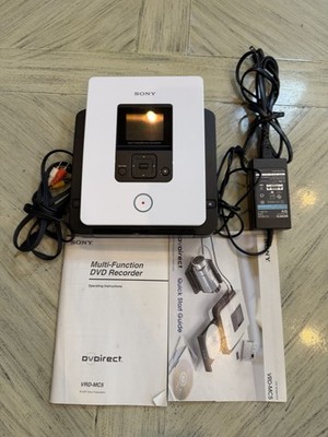 Sony DVDirect Multi-Function DVD Recorder VRD-MC5 w/ Cords & Manual Tested EUC