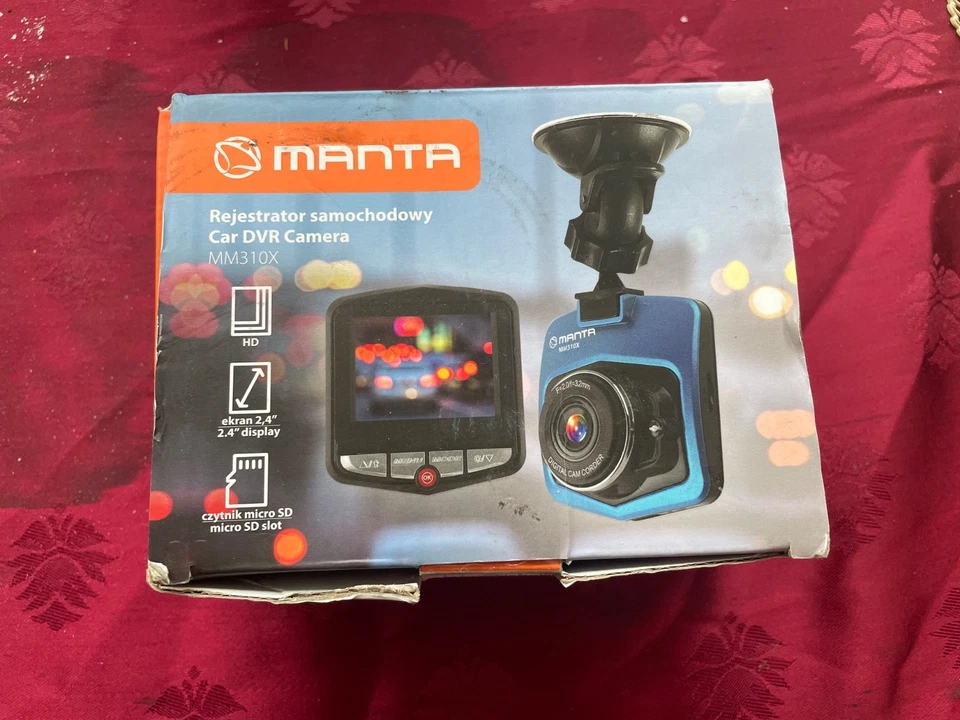 Dash Cam Manta 2,4 " Display HD Auto DVR Kamera MM310 X  incl Ladekabel - Bild 2 von 2