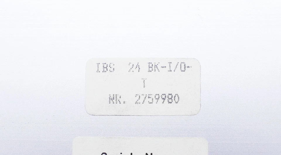 PHOENIX CONTACT IBS 24 BK-I/O-T IBS24BK-I/O-T Bus Terminal 2759980 -used- - Bild 4 von 4