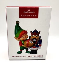 Hallmark Keepsake North Pole Tree Trimmers 10th In Series Ornament 2022