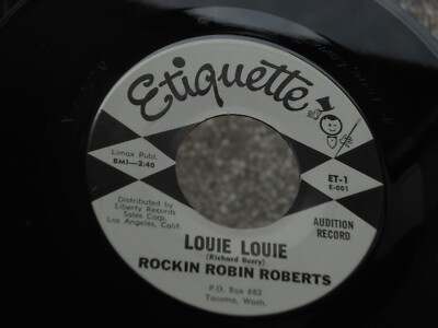 Z6 ETIQUETTE ETR-1 AUDITION GARAGE ROCK ROCKIN ROBIN ROBERTS LOUIE