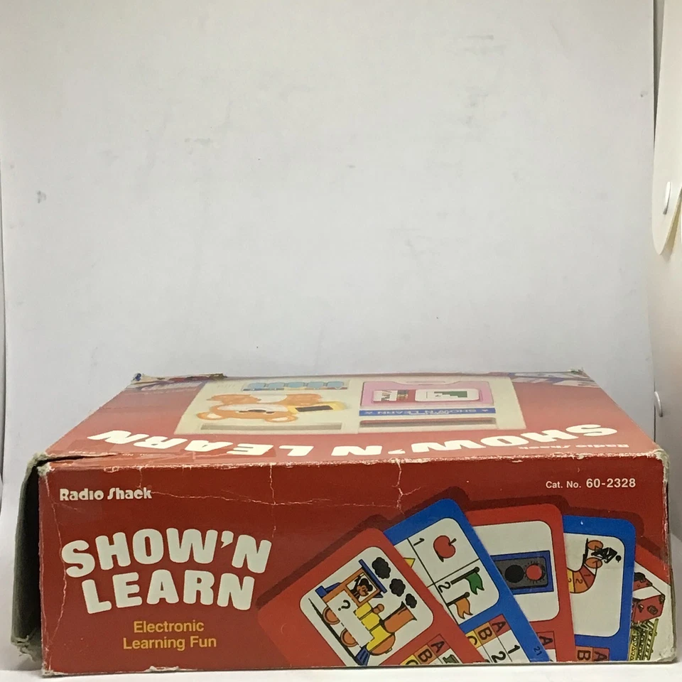 Juguete educativo Vint Radio Shack Electronic Show N Learn con caja original #602328 Foto 3 de 4