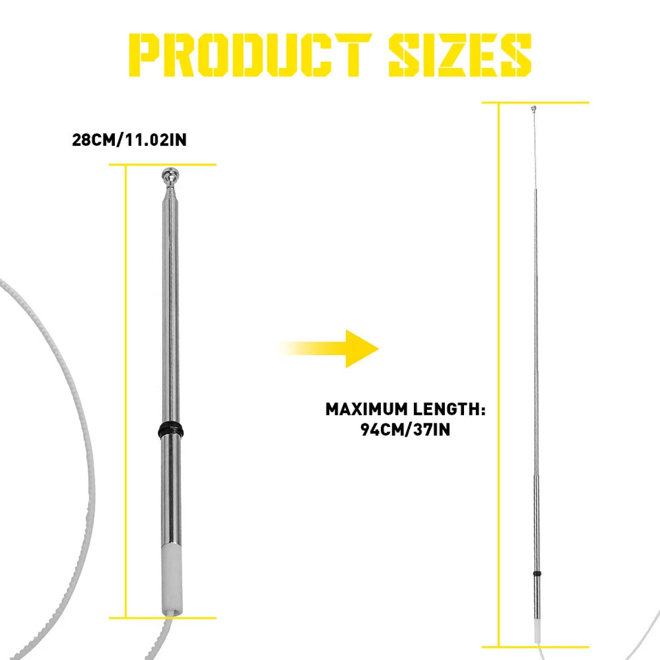 Conjunto de potencia de mástil de antena de repuesto para Toyota Land Cruiser 1998-2007 8633760151 Foto 2 de 4