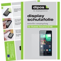 2X Schutzfolie FüR Huawei Ascend G740 Matt Displayschutzfolie Folie Dipos