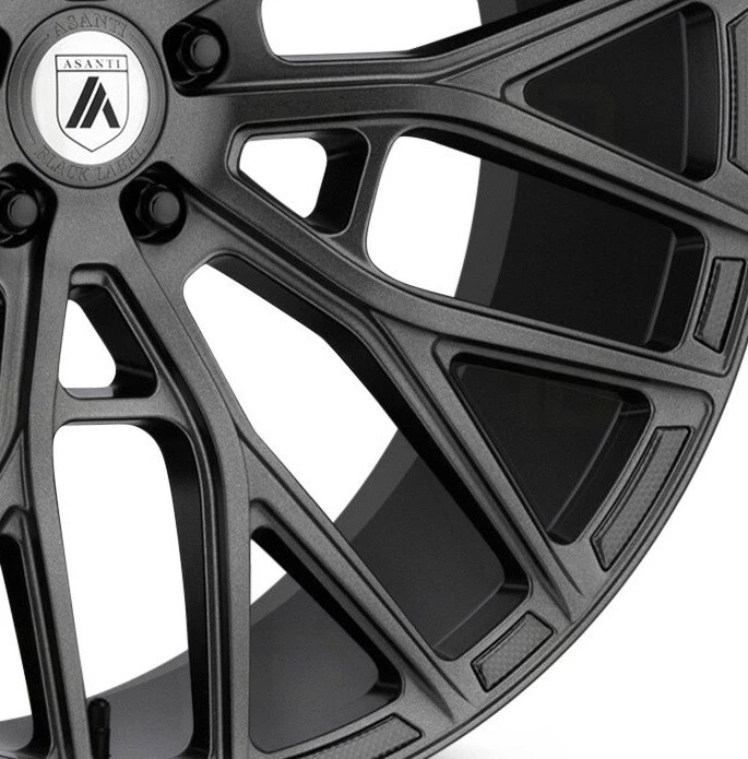 20 ASANTI WHEELS RIMS GUNMETAL GRAPHITE OEM OE FITS BMW X5 X6 GREY GRAY - Image 3 of 4