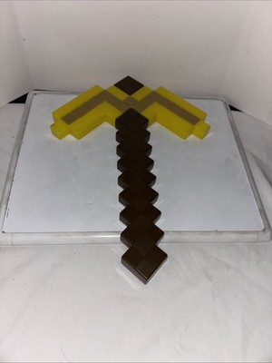 Gold Minecraft Pickaxe Official Disguise Costume Accessory for Kids MOJ ANG