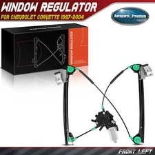 Power Window Regulator with Motor for Chevrolet Corvette 97-04 Front Driver Left