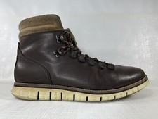 Cole Haan Zerogrand Waterproof Hiker Urban Leather Ankle Walking Boots Men 10.5M