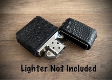 Crocodile Real Skin Case for Zippo Lighter Standard Size (Made in USA )
