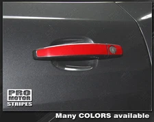 Chevrolet Camaro Door Handle Overlay Stripes Decals 2014 2015 Pro Motor