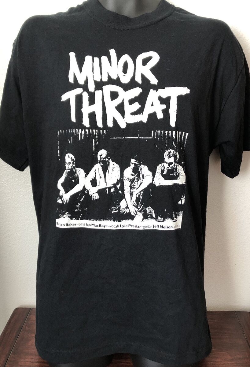 VTG.90's Minor Threat Brian B, Ian M, Lyle P, Jeff N Punk VTG.90's Minor Threat Brian B, Ian M, Lyle P, Jeff N Punk