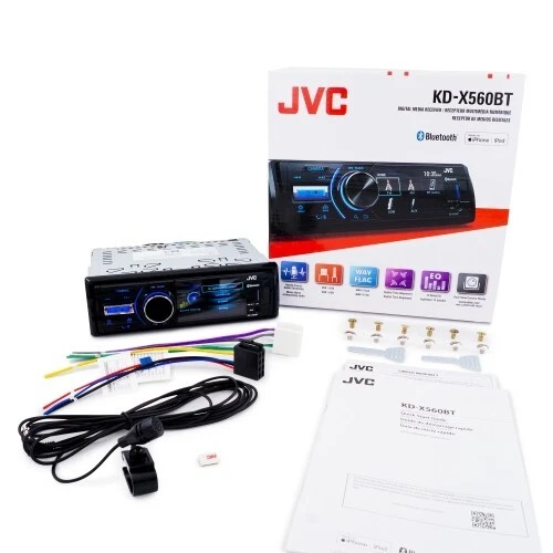 JVC KD-X560BT / DIGITAL MEDIA RADIO RECEIVER W/ 3" SCREEN / MARINE CERTIFIED /BT - Image 3 of 4