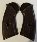 Clerke First revolver grips .22/.32 black russet plastic
