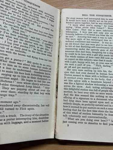 1929 P G WODEHOUSE "BILL THE CONQUEROR" FICTION HARDBACK BOOK (P3) - Imagen 15 de 15