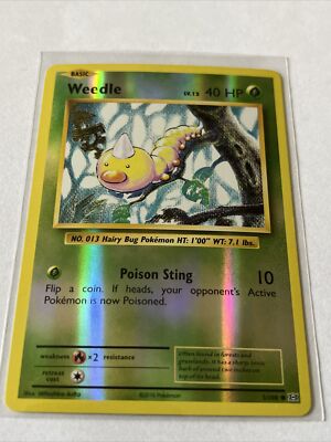 Pokémon TCG Weedle XY Evolutions 5/108 Reverse Holo Common X1