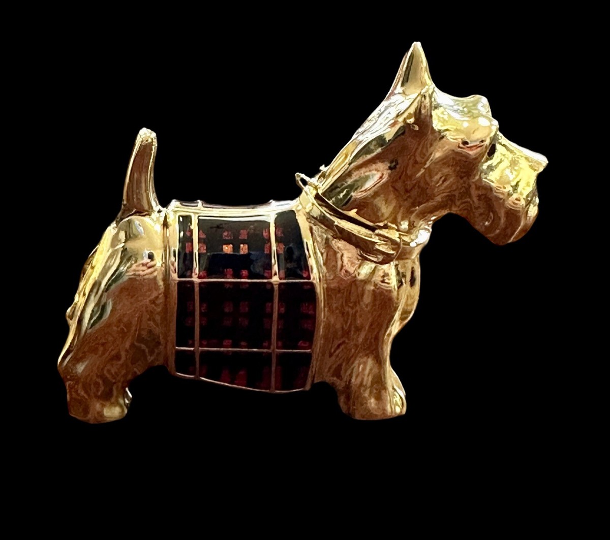 Rare Vintage Estee Lauder Scottie Dog Compact Perfume Knowing