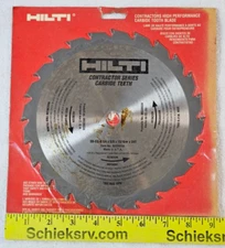 Hilti 8 1/4 x 5/8 x 13/16" 24 Teeth Carbide Cutting Circular Saw Blade - #336534