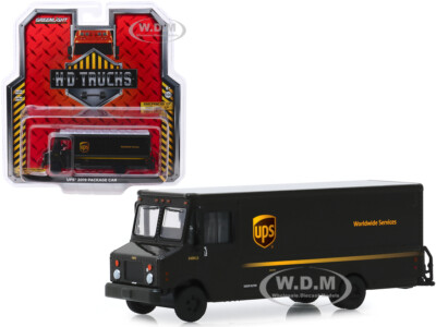 2019 PACKAGE CAR ''UPS'' BROWN ''H.D. TRUCKS'' 1/64 DIECAST MODEL GREENLIGHT 33170 C