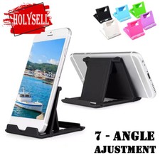 2 Pack Adjustable Phone Holder Bracket Desk Foldable Stand for Samsung iPhone LG