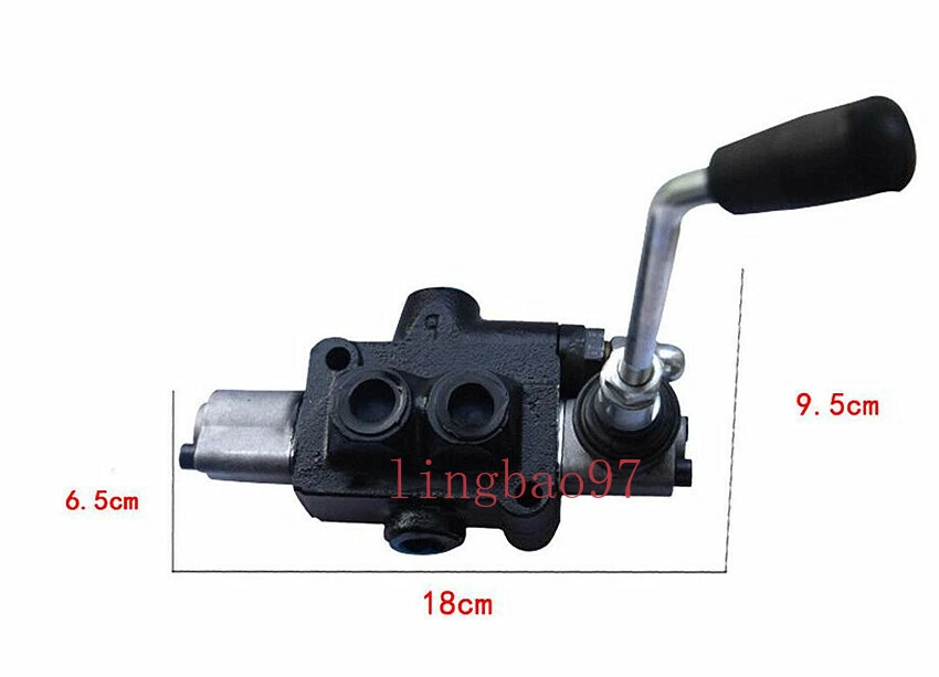 Juego de válvulas de posicionamiento bidireccionales de control direccional divisor de troncos hidráulico DBL-40L Foto 2 de 4