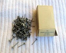 Vintage Bell System Inside Wiring Nails 7/8" AT-6667 Box of 100 Unused w/Box NOS
