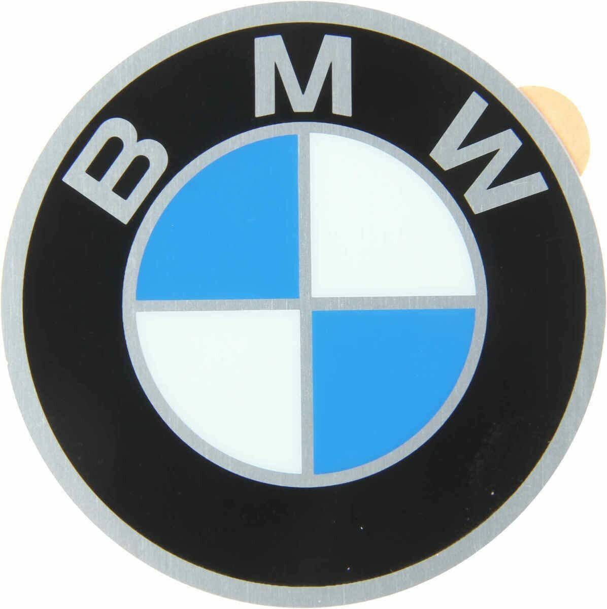 4x ORIGINAL BMW Nabendeckel Aufkleber Ø 82mm 5er E12 1500-2000