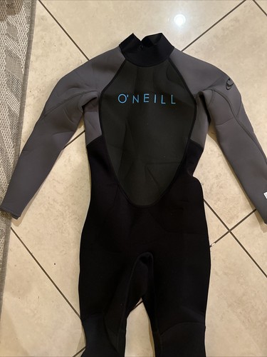 O’Neil Youth Reactor-2 3/2mm Full Wetsuit Size 10 Black And Gray - Picture 7 of 15