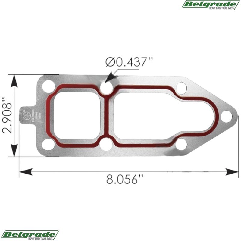 840.75063G Water Pump Gasket Paccar MX 13 Replaces 1880063PE | eBay
