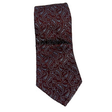 Brooks Brother Silk Paisley Tie Purple 115 Office Professional Formal
