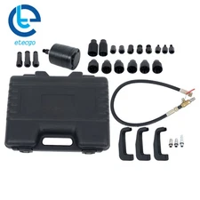 Pneumatic Diesel Injector Puller Air Vibration Injector Removal Tool Kit 24Pcs