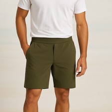 Lululemon ABC Classic-Fit Short 9" Warpstreme Green M Commission Golf Chino
