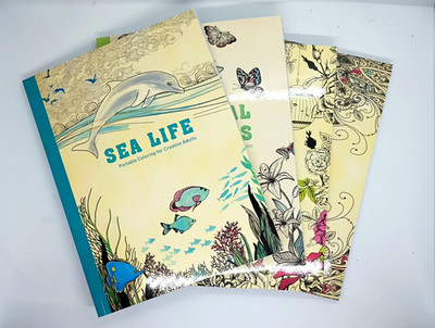 Flying Wonders : Portable Coloring for Creative Adults - Lot of 4 books -