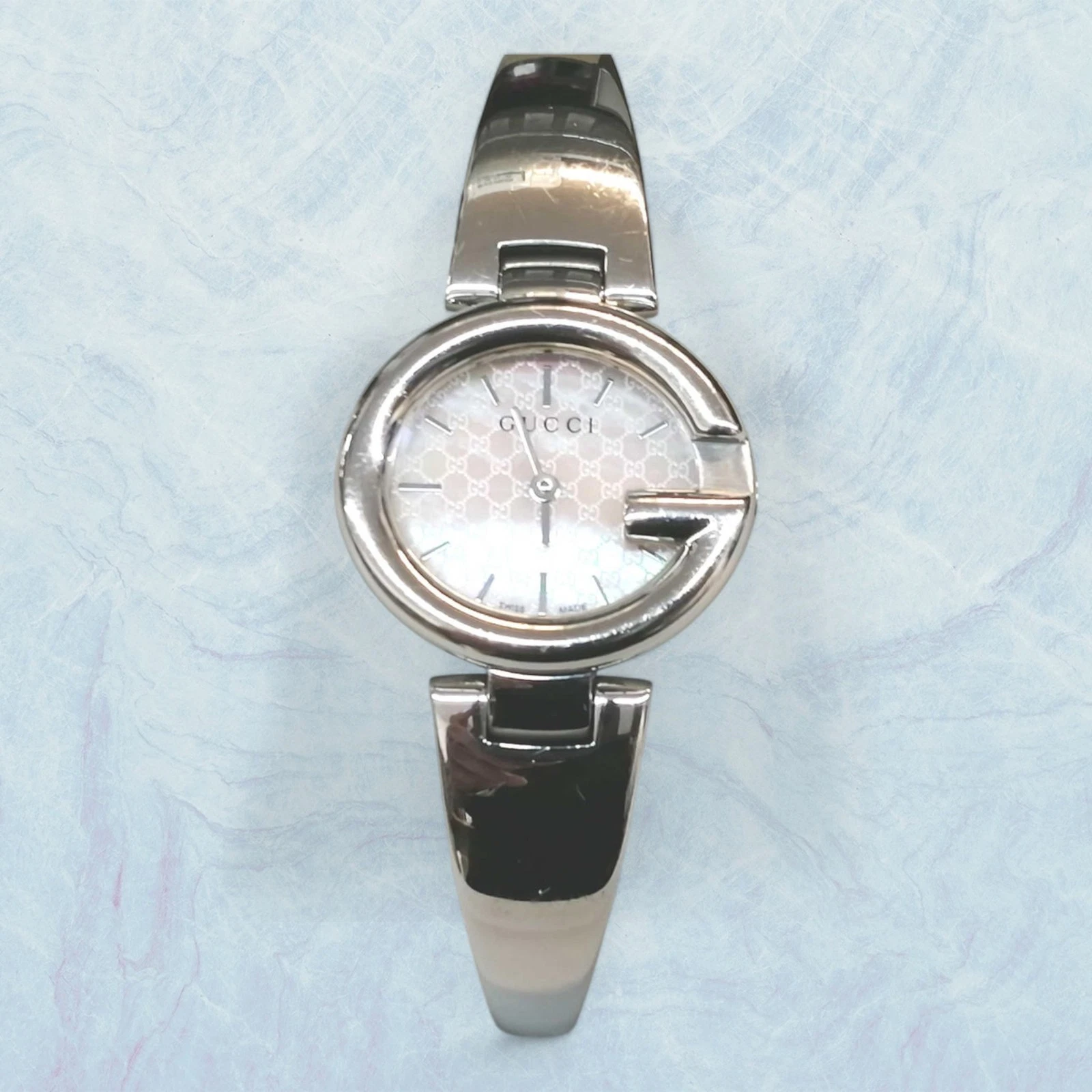Montre Bracelet GUCCI 134,5 Quartz Authentique Fonctionne Femme 5048