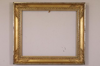 88x76 cm Empire Bilderrahmen Holz vergoldet Frankreich um 1800 (MVL7787)
