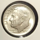 1952-D Roosevelt Dime 10¢ - BU Choice to Gem Uncirculated 90% Silver