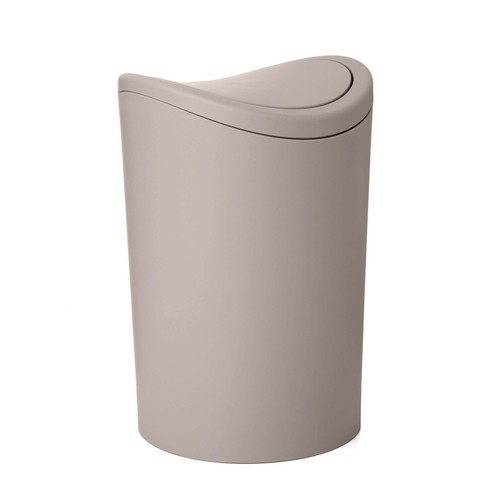TATAY Bathroom Bin 19x19x28 cm Swing Lid Modern Functional Design