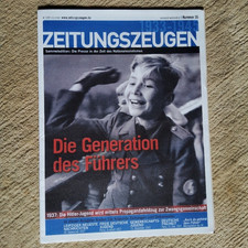 ZEITUNGSZEUGEN 1937 Nr 35 Die Generation des Führers wird zur Zwangsgemeinschaft
