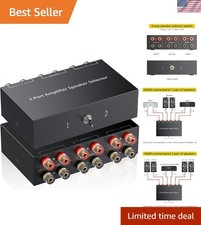 21-in-12-Out Amp Amplifier Speaker Switcher Selector, 2-Way Speaker switcher ...