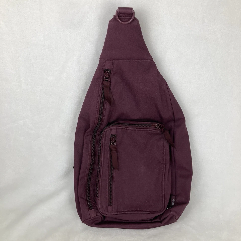 Vera Bradley Bandolera Bandolera Bandolera Bandolera Bandolera Vino Algodón Púrpura con Bolsillos Foto 2 de 4