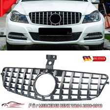 Für Mercedes Grill Kühlergrill Chrom W204 S204 S204 C-Klasse 2008-2013 GT Look