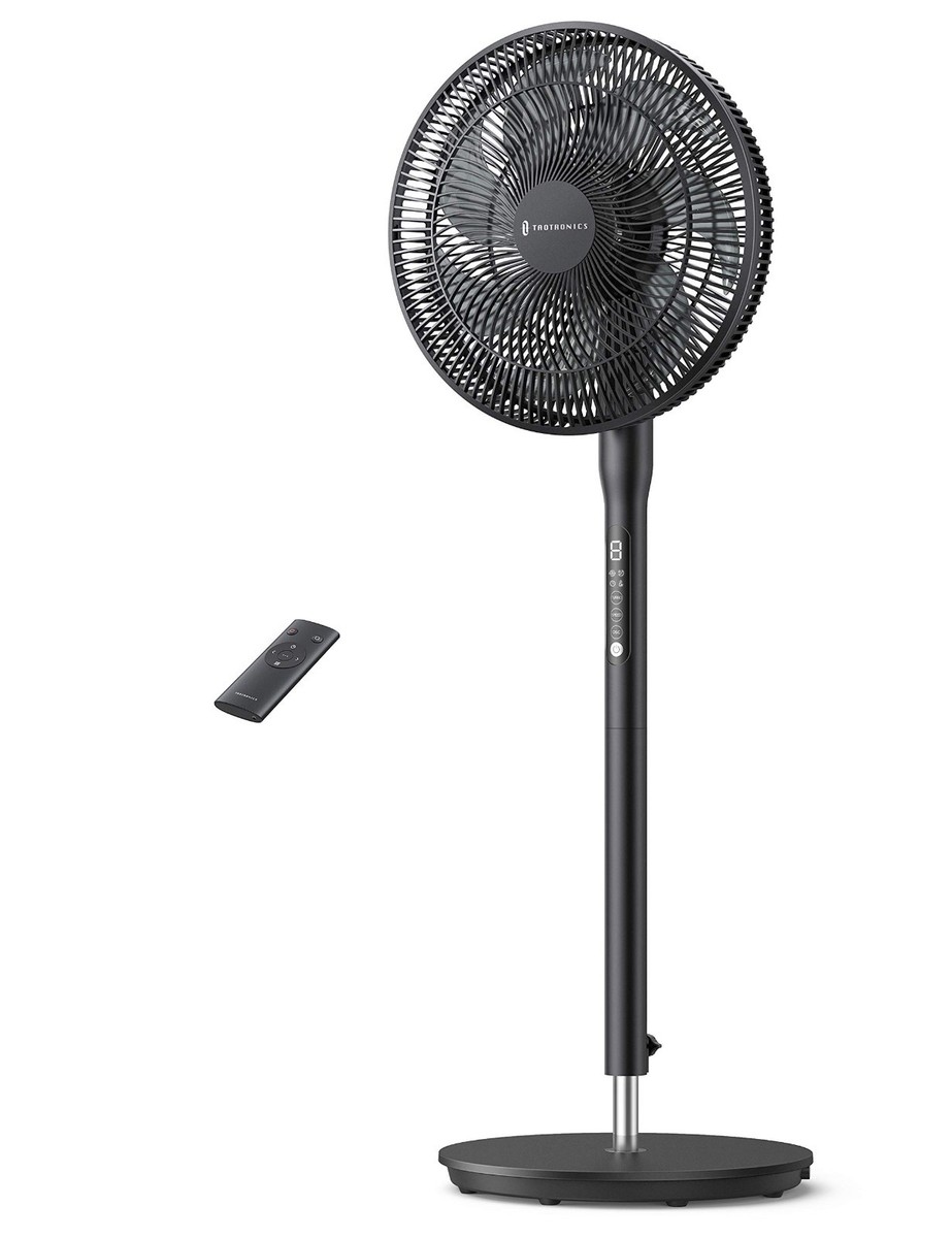TaoTronics スタンド型扇風機 ブラック New In Box Black TaoTronics TT-TF009 Tower Fan w/ Remote, 42
