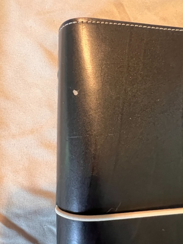 Filofax A5 Domino Planner Binder Black