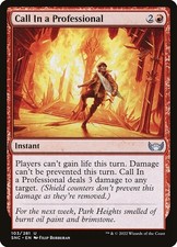 [MTG] Call In a Professional (103) (SNC) LP-HP