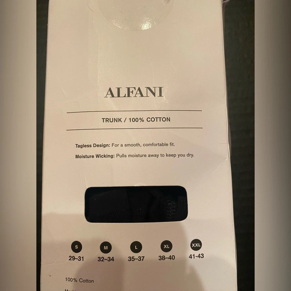 Paquete de 4 calzoncillos boxer Alfani para hombre en negro talla pequeña 29-31 nuevos con etiquetas Foto 4 de 4